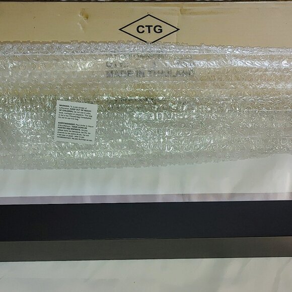 New In Box 24" Black Shelf - Picture 2 of 4